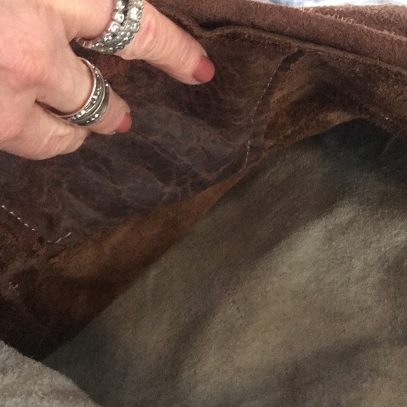 Leather Hide -Custom Made Messenger Bag-EUC - Picture 9 of 11